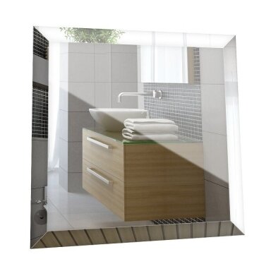Kvadratinė veidrodinė plytelė 30x30 - sidabro spalvos - facetas Kvadratinė veidrodinė plytelė 30x30 - sidabro spalvos - facetas