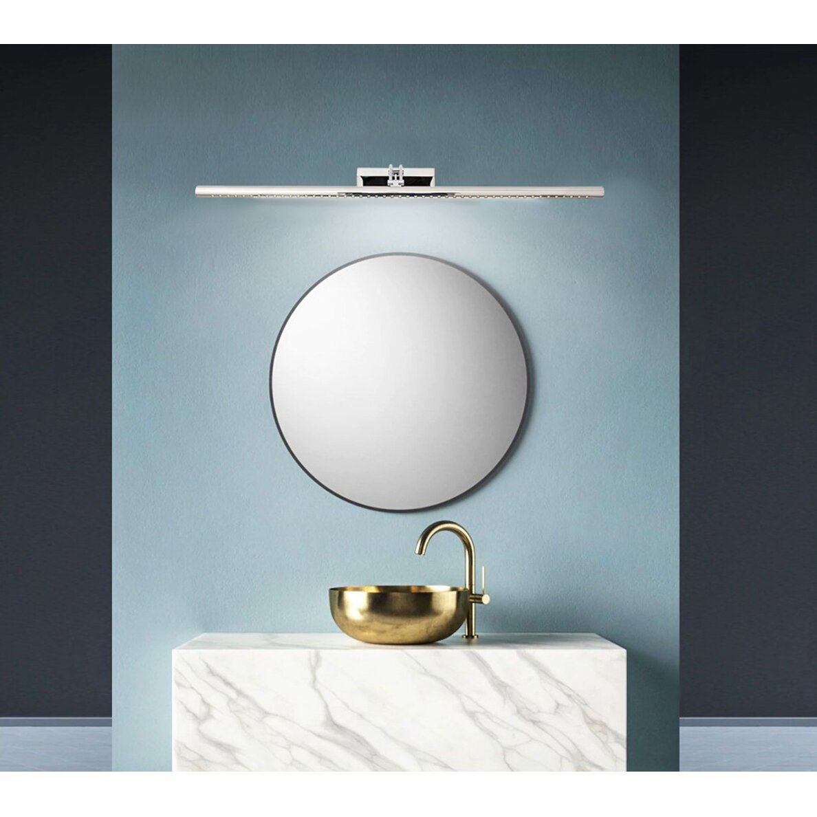 LED sieninis šviestuvas 15W 106CM APP367-1W CHROM 3