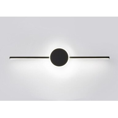 LED sieninis šviestuvas 80CM APP850-1W ROUND BLACK