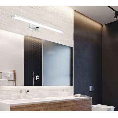 LED sieninis šviestuvas 8W 40CM APP368-1W CHROM