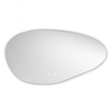 Netaisyklingos formos LED veidrodis su nerasojimo funkcija NF02 (60x100) 6