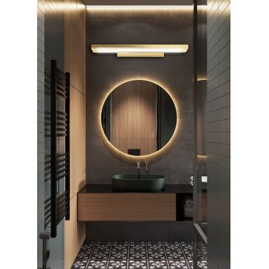 Sieninė lempa Gold 80cm APP838-1W
