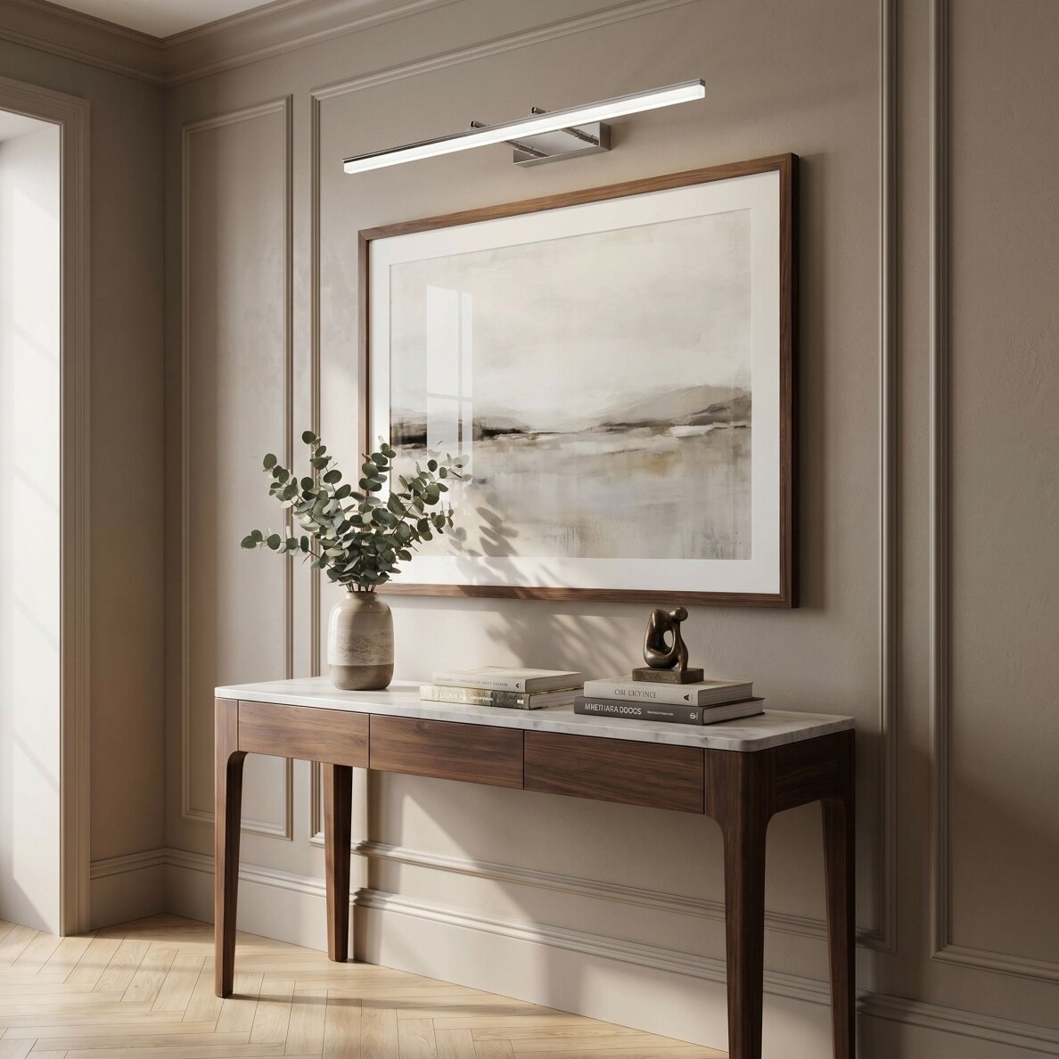 Vonios sieninis LED šviestuvas APP1871-1W 80cm CHROME 4
