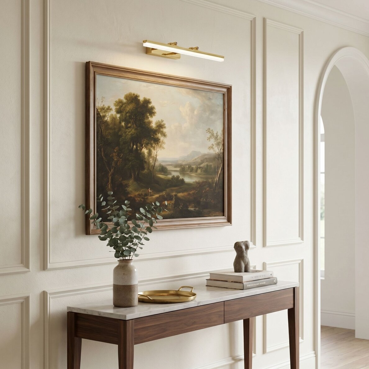 Vonios sieninis LED šviestuvas APP1873-1W 60cm GOLD 5