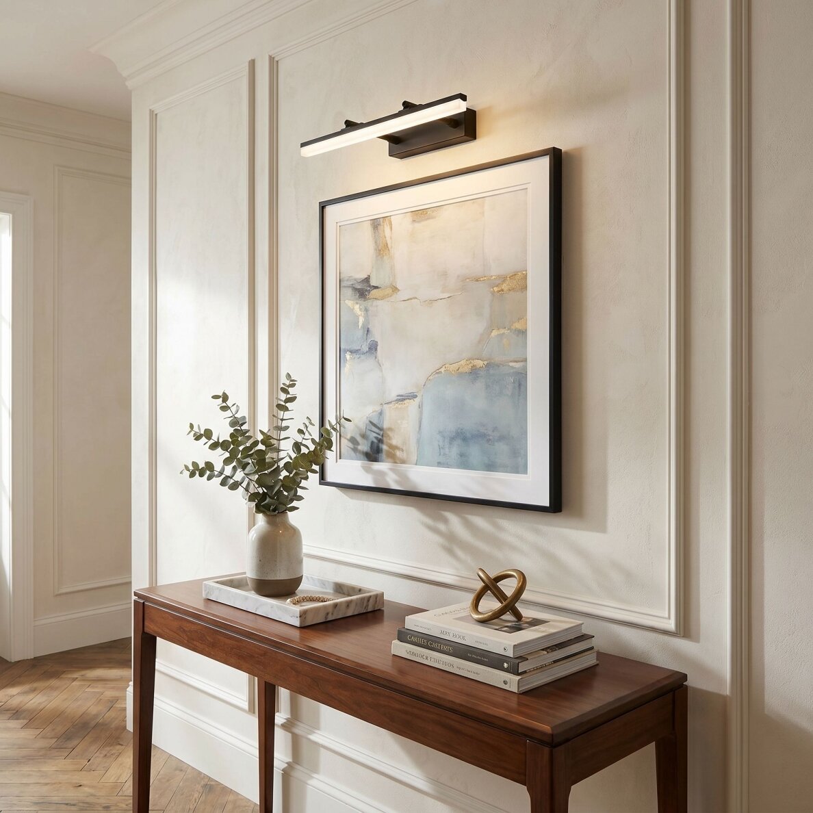 Vonios sieninis LED šviestuvas APP1878-1W 40cm BLACK 5