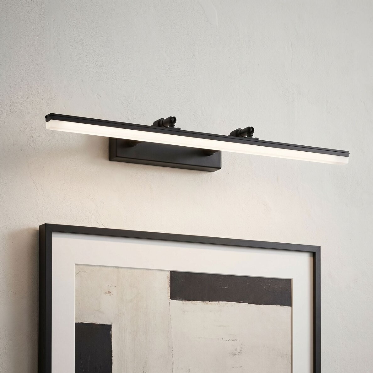 Vonios sieninis LED šviestuvas APP1879-1W 60cm BLACK 6
