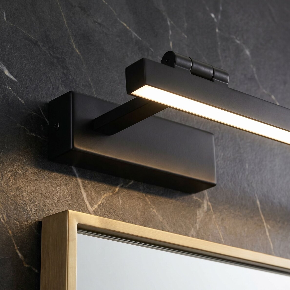Vonios sieninis LED šviestuvas SWE036-1W 80cm BLACK 5 Vonios sieninis LED šviestuvas SWE036-1W 80cm BLACK 5
