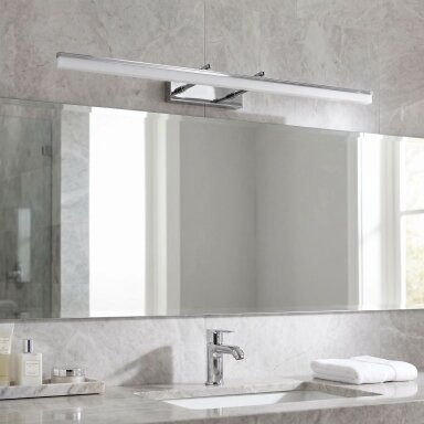 Vonios sieninis LED šviestuvas APP1871-1W 80cm CHROME Vonios sieninis LED šviestuvas APP1871-1W 80cm CHROME