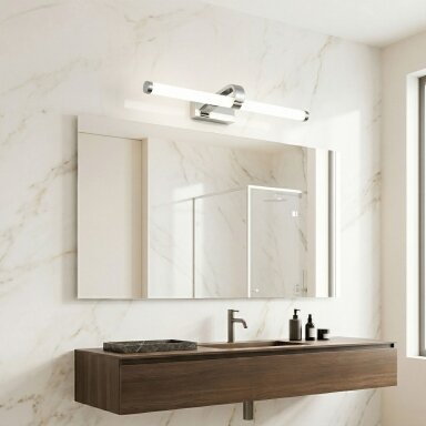 Vonios sieninis LED šviestuvas APP1882-1W 60cm CHROME Vonios sieninis LED šviestuvas APP1882-1W 60cm CHROME