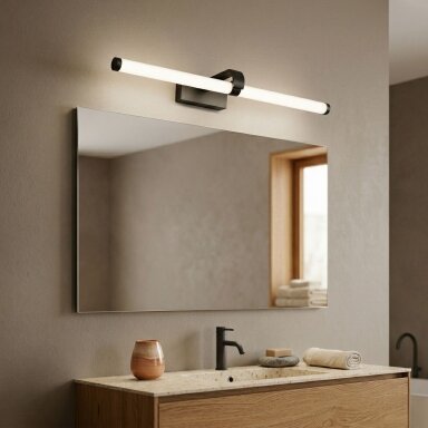 Vonios sieninis LED šviestuvas APP1888-1W 60cm BLACK Vonios sieninis LED šviestuvas APP1888-1W 60cm BLACK