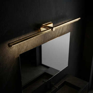 Vonios sieninis LED šviestuvas APP1891-1W 80 cm GOLD