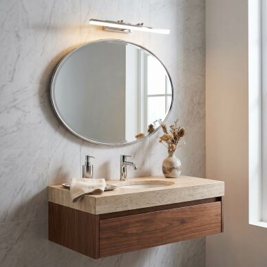 Vonios sieninis LED šviestuvas APP1870-1W 60cm CHROME 4