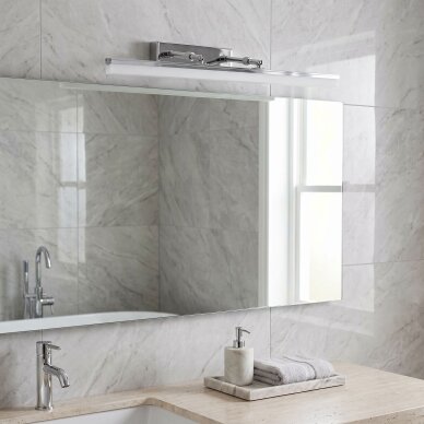 Vonios sieninis LED šviestuvas APP1870-1W 60cm CHROME 1