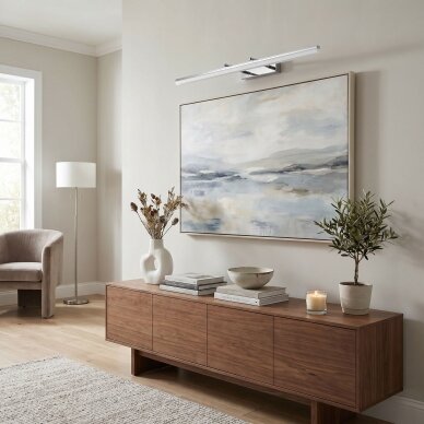 Vonios sieninis LED šviestuvas APP1871-1W 80cm CHROME 5