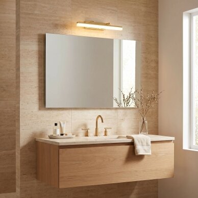 Vonios sieninis LED šviestuvas APP1872 40 CM GOLD 8 Vonios sieninis LED šviestuvas APP1872 40 CM GOLD 8