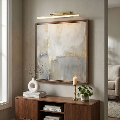 Vonios sieninis LED šviestuvas APP1876-1W 60cm BRUSH GOLD 4