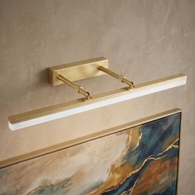 Vonios sieninis LED šviestuvas APP1876-1W 60cm BRUSH GOLD 6