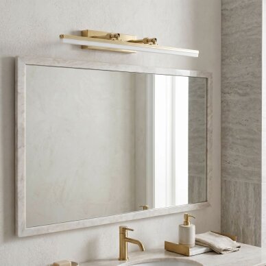 Vonios sieninis LED šviestuvas APP1876-1W 60cm BRUSH GOLD 1
