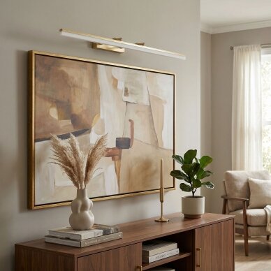 Vonios sieninis LED šviestuvas APP1877-1W 80cm BRUSH GOLD 5