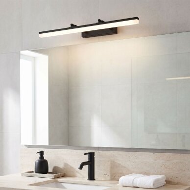 Vonios sieninis LED šviestuvas APP1879-1W 60cm BLACK 3