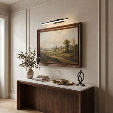 Vonios sieninis LED šviestuvas APP1879-1W 60cm BLACK 4