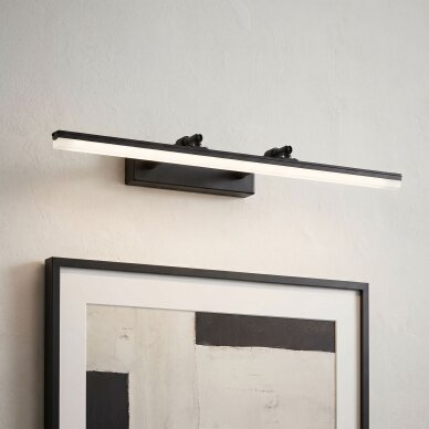 Vonios sieninis LED šviestuvas APP1879-1W 60cm BLACK 6