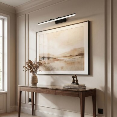 Vonios sieninis LED šviestuvas APP1880-1W 80cm BLACK 5