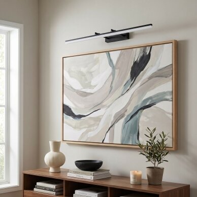 Vonios sieninis LED šviestuvas APP1880-1W 80cm BLACK 6