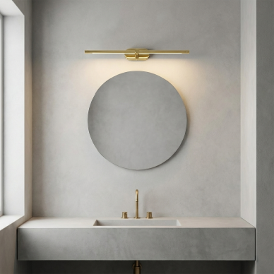 Vonios sieninis LED šviestuvas APP1890-1W 60 cm GOLD 2 Vonios sieninis LED šviestuvas APP1890-1W 60 cm GOLD 2