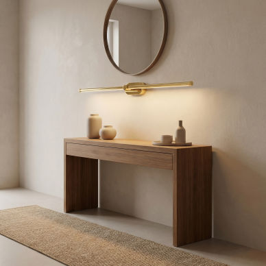 Vonios sieninis LED šviestuvas APP1891-1W 80 cm GOLD 4 Vonios sieninis LED šviestuvas APP1891-1W 80 cm GOLD 4