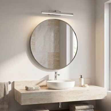 Vonios sieninis LED šviestuvas SWE001-1W 43cm CHROME 1