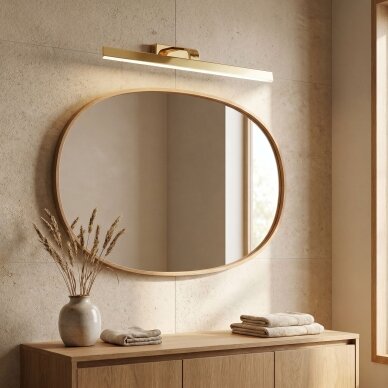 Vonios sieninis LED šviestuvas SWE006-1W 73cm GOLD 6